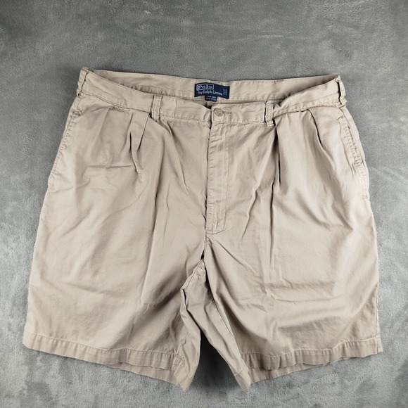Polo Ralph Lauren Other - Vintage Polo Ralph Lauren Mens 40 Tyler Shorts Khaki Beige Chino Pleated‎